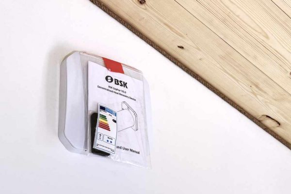 Modulovy dum Anna - detail rekuperace - BSK Zaphir - SIP panel -